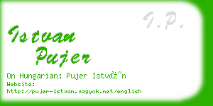 istvan pujer business card